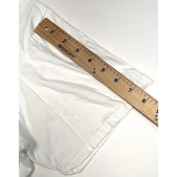 KEITH HARING Mens XXL White S/S Graphic T-SHIRT Statue of Liberty NYC Art EUC - Picture 6 of 7